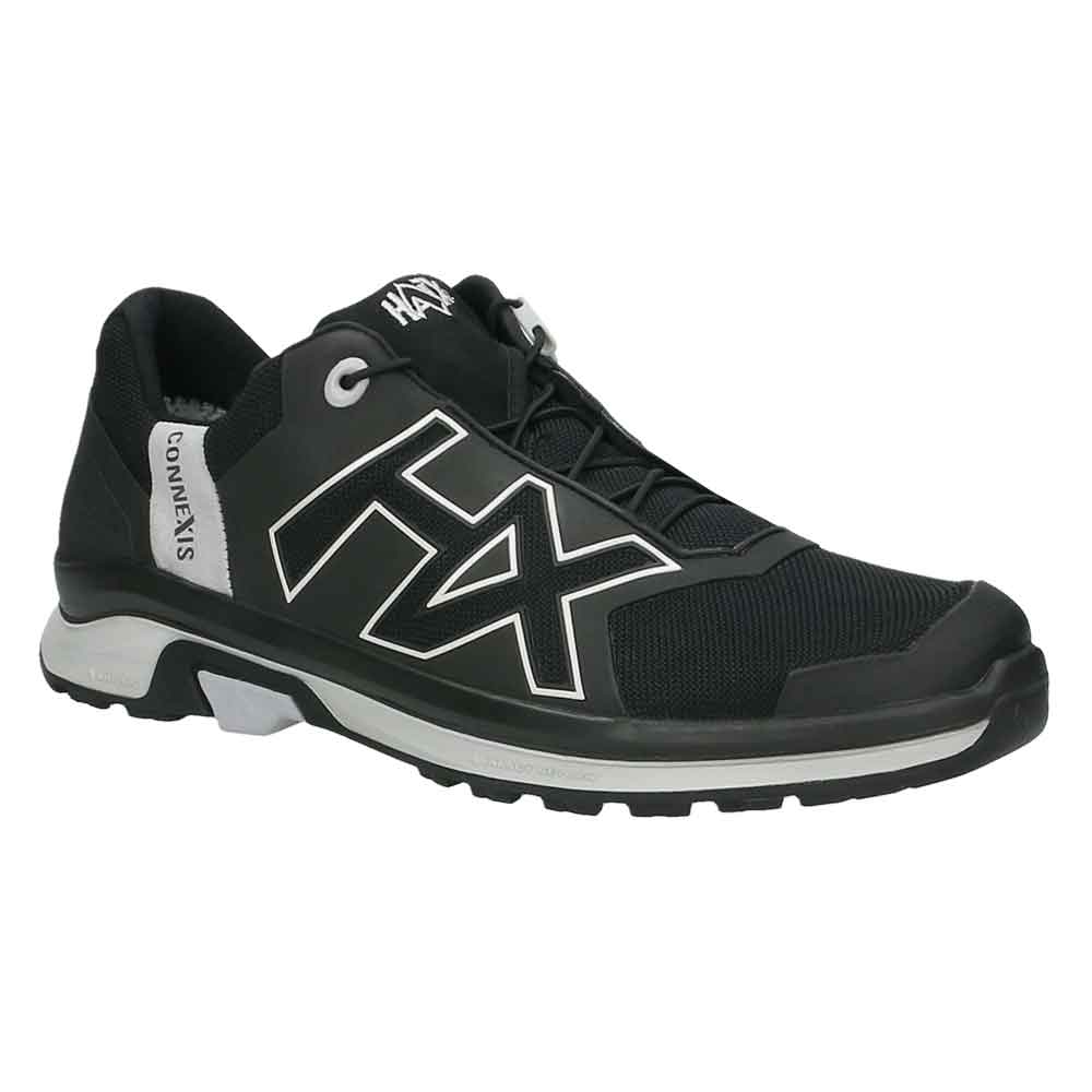 Freizeitschuhe HAIX CONNEXIS Go 2.0 GTX low black-silver, Größe UK 9.5 / EU 44