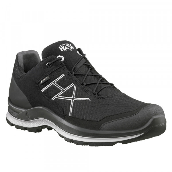 HAIX BLACK EAGLE Adventure 3.0 GTX low/black-silver, Größe UK 11.5 / EU 47