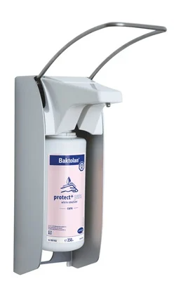 Seifen- und Desinfektionsmittelspender, langer Hebel, BODE Eurospender 1 plus, 350/500 ml