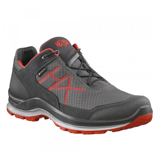 HAIX BLACK EAGLE Adventure 3.0 GTX low/graphite-orange, Größe UK 11.5 / EU 47